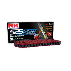 Cadena RK GXW color roja división 525